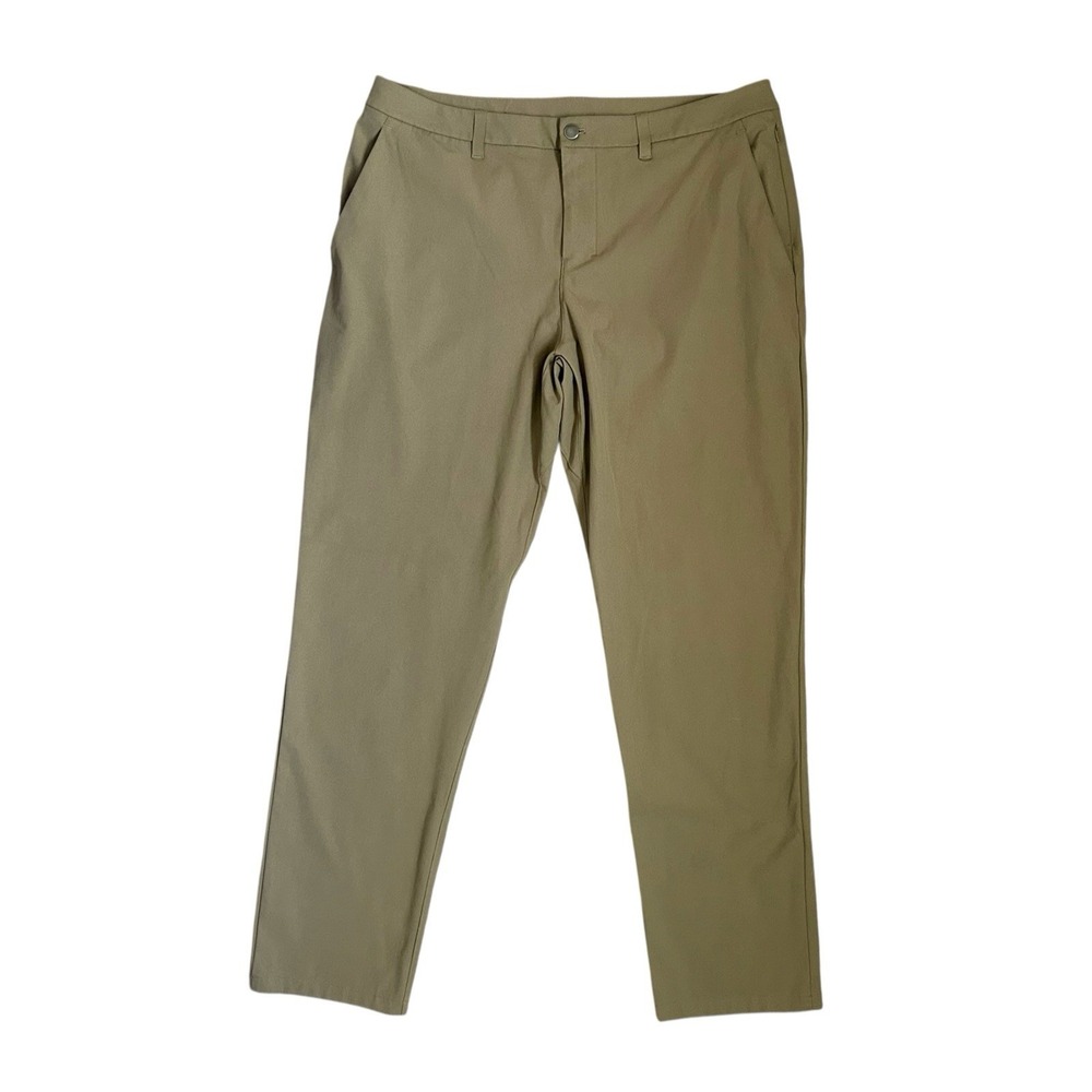 Lululemon Pants Mens 36 ABC Classic Fit Warpstreme LM5AR3S Brown Golf Office‎
